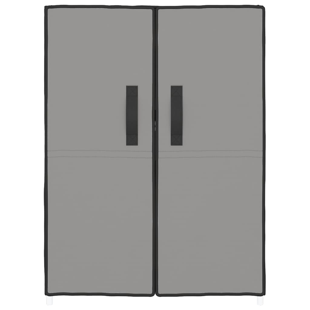 Skoskap Grå 60X28X90 Cm Stoff