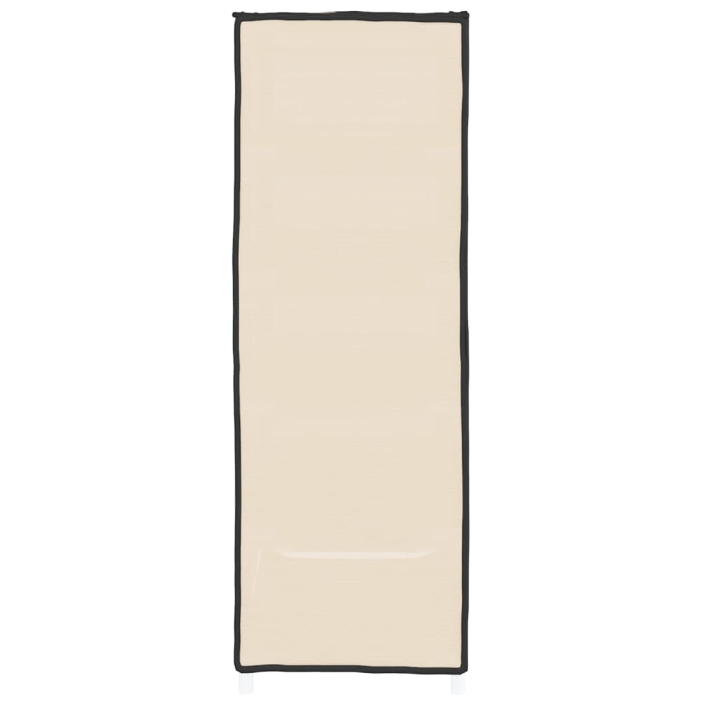 Skoskap Kremhvit 60X28X90 Cm Stoff