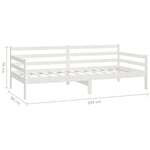 Dagseng Hvit Heltre Furu 90X200 Cm