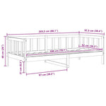 Dagseng Honningbrun Heltre Furu 90X200 Cm