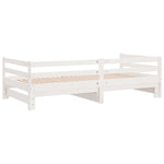 Uttrekkbar Dagseng Hvit Heltre Furu 2X(90X200) Cm