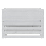Uttrekkbar Dagseng Hvit Heltre Furu 2X(90X200) Cm