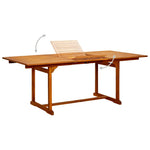 Utendørs Spisebord (150-200)X100X75 Cm Heltre Akasie