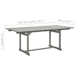 Utendørs Spisebord (150-200)X100X75 Cm Heltre Akasie