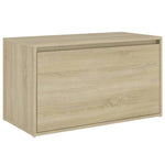 Gangbenk 80X40X45 Cm Sonoma Eik Konstruert Tre