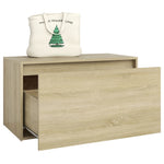 Gangbenk 80X40X45 Cm Sonoma Eik Konstruert Tre