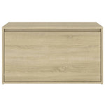 Gangbenk 80X40X45 Cm Sonoma Eik Konstruert Tre