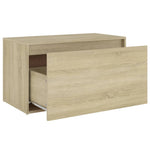 Gangbenk 80X40X45 Cm Sonoma Eik Konstruert Tre