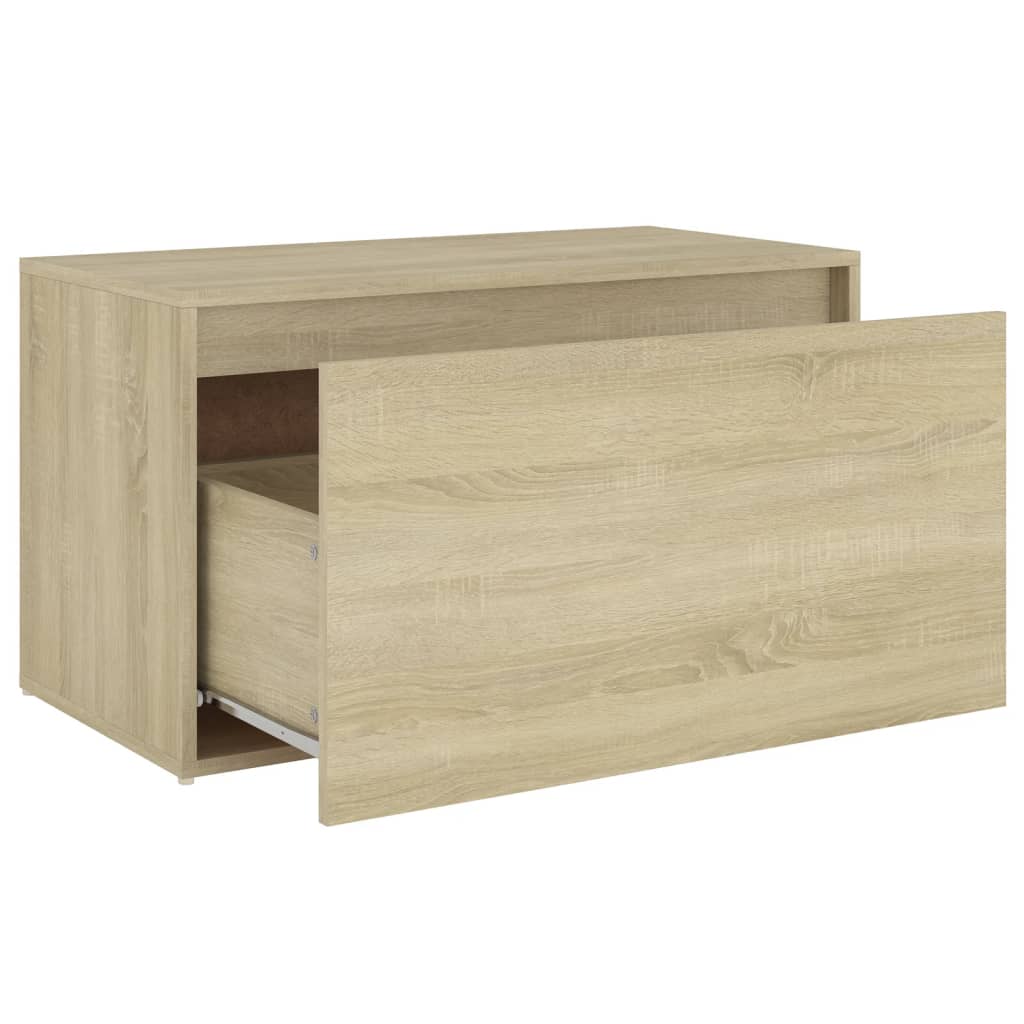 Gangbenk 80X40X45 Cm Sonoma Eik Konstruert Tre