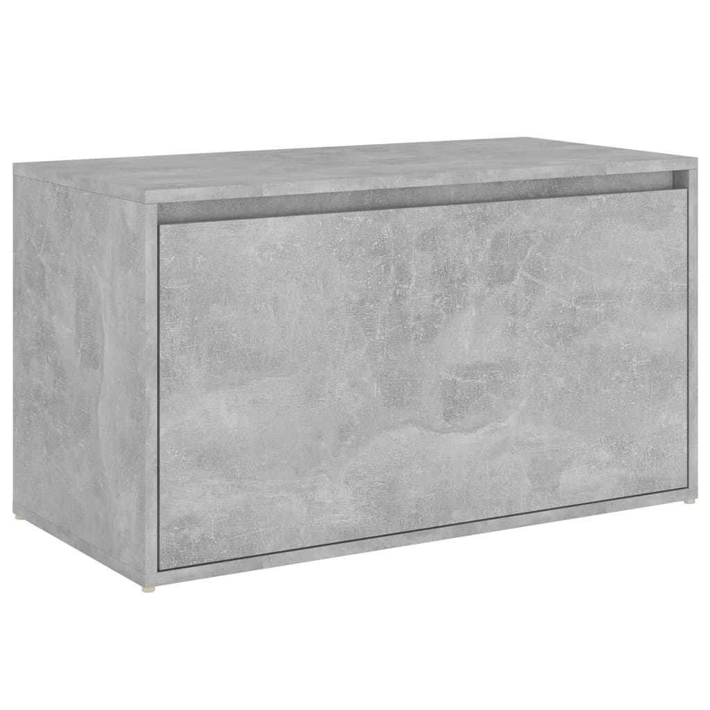 Gangbenk 80X40X45 Cm Betonggrå Konstruert Tre