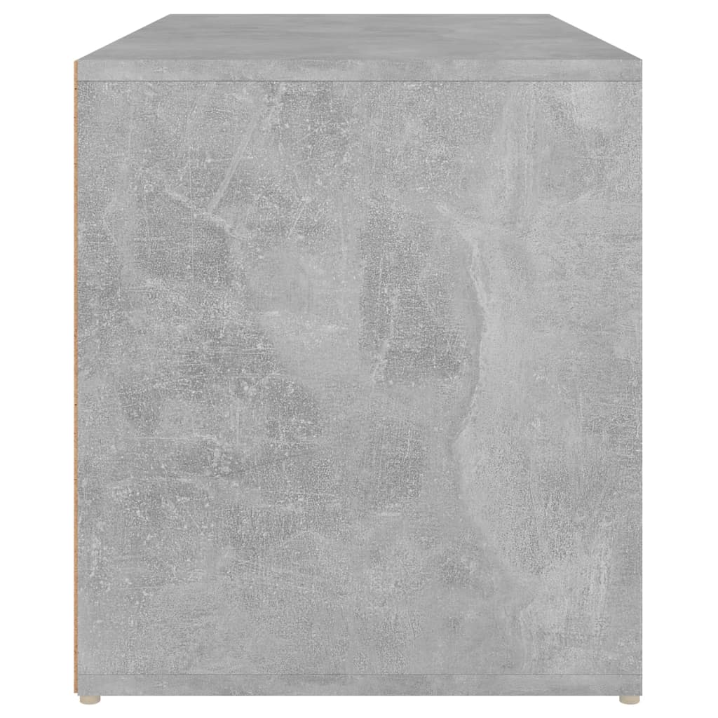 Gangbenk 80X40X45 Cm Betonggrå Konstruert Tre