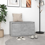 Gangbenk 80X40X45 Cm Betonggrå Konstruert Tre