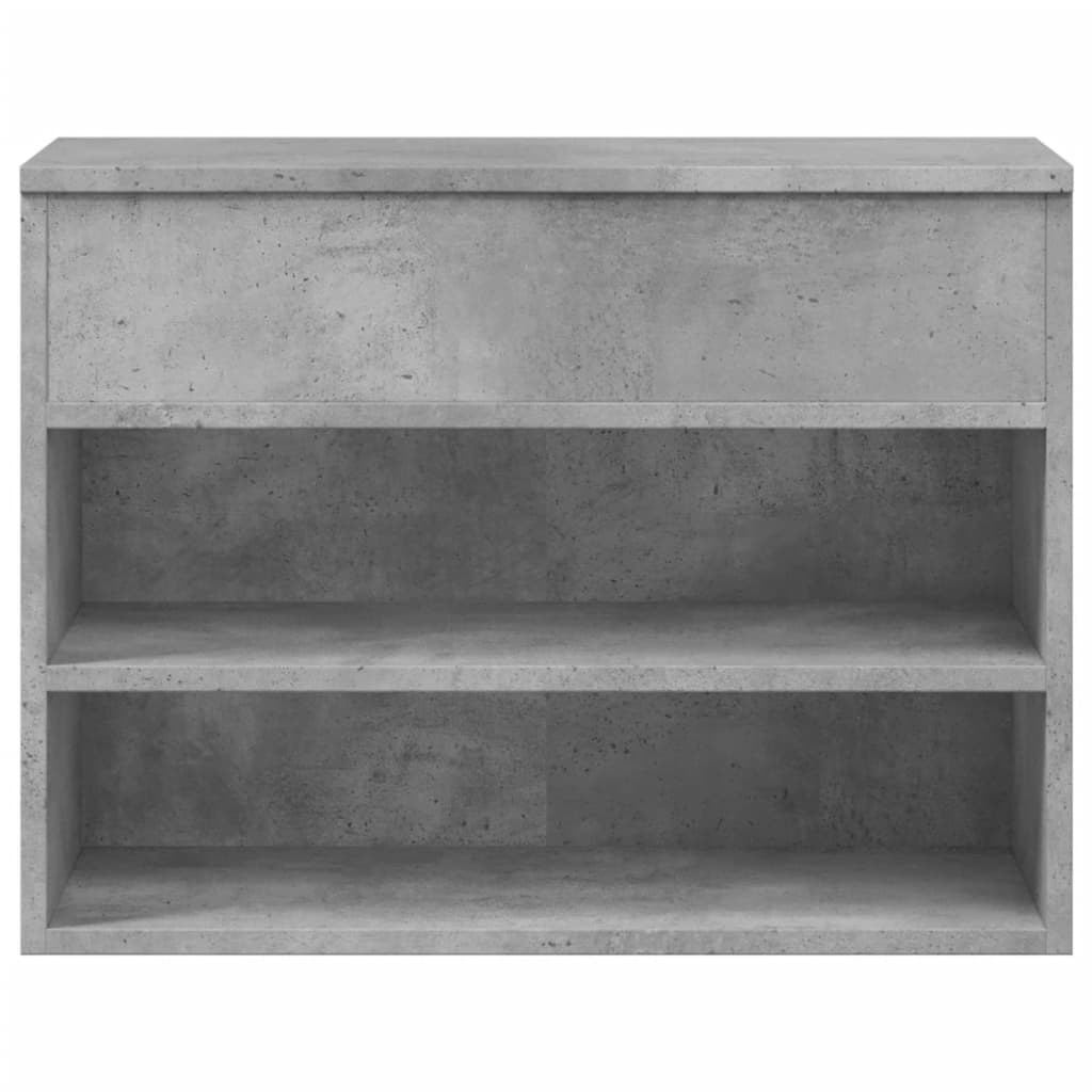 Skobenk Betonggrå 60X30X45 Cm Konstruert Tre