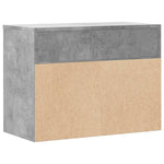 Skobenk Betonggrå 60X30X45 Cm Konstruert Tre
