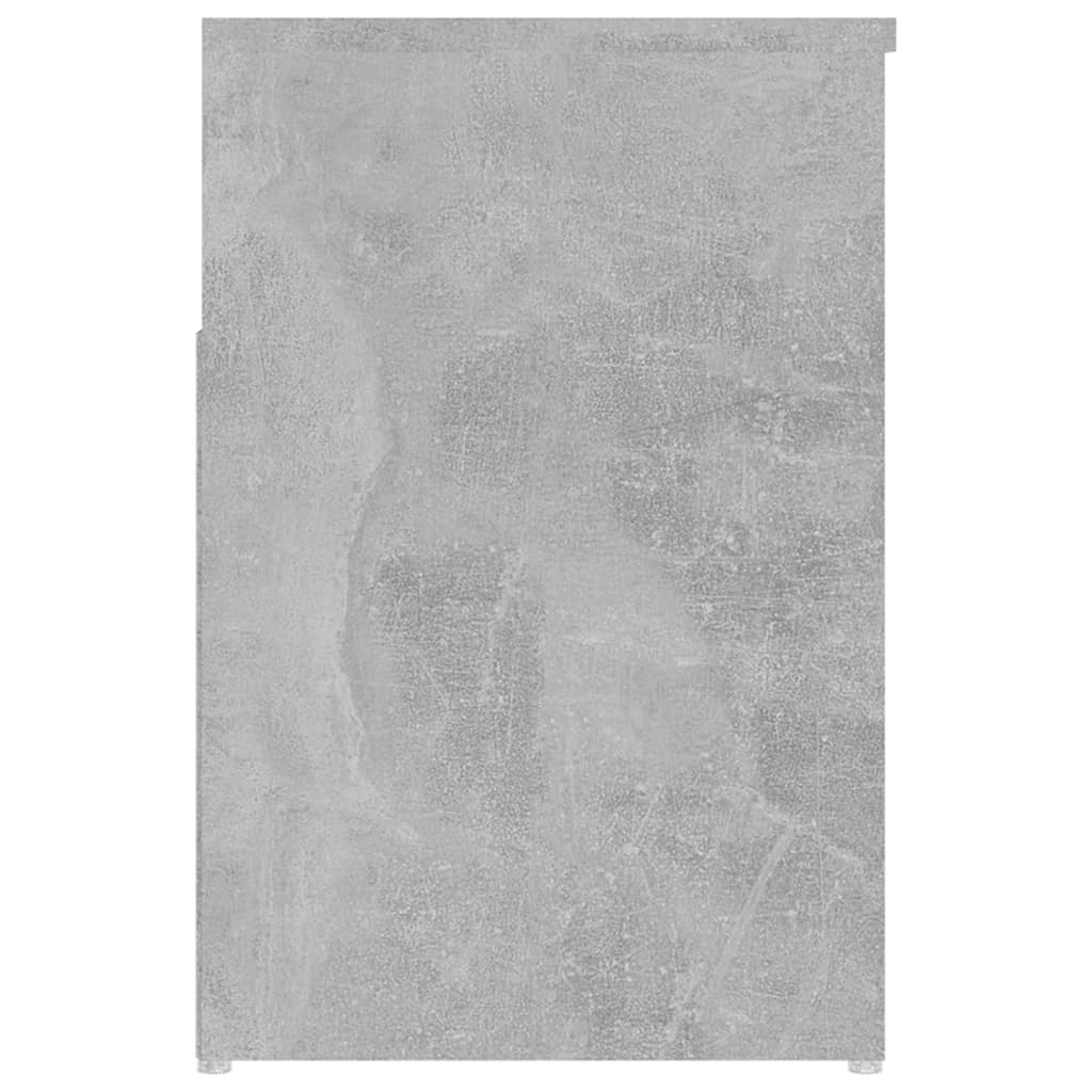 Skobenk Betonggrå 80X30X45 Cm Konstruert Tre