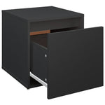 Oppbevaringsskap Svart 40,5X40X40 Cm Konstruert Tre