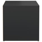Oppbevaringsskap Svart 40,5X40X40 Cm Konstruert Tre