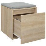 Oppbevaringsskap Sonoma Eik 40,5X40X40 Cm Konstruert Tre
