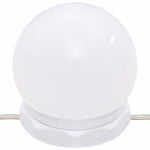 Sminkebord Med Led Hvit 74,5X40X141 Cm