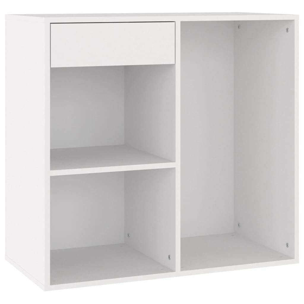 Sminkeskap Hvit 80X40X75 Cm Konstruert Tre
