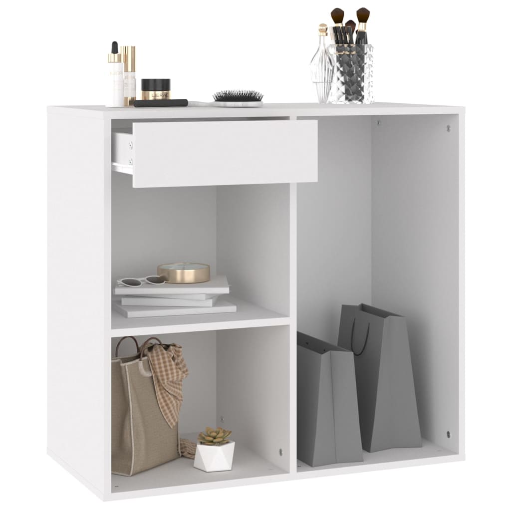 Sminkeskap Hvit 80X40X75 Cm Konstruert Tre