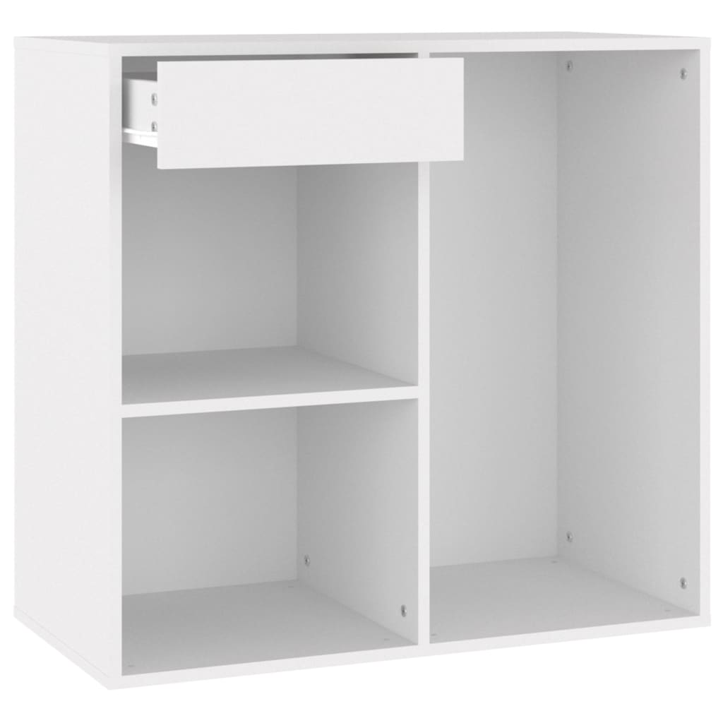 Sminkeskap Hvit 80X40X75 Cm Konstruert Tre