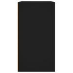 Sminkeskap Svart 80X40X75 Cm Konstruert Tre