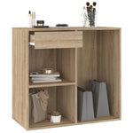 Sminkeskap Sonoma Eik 80X40X75 Cm Konstruert Tre