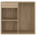 Sminkeskap Sonoma Eik 80X40X75 Cm Konstruert Tre