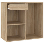 Sminkeskap Sonoma Eik 80X40X75 Cm Konstruert Tre