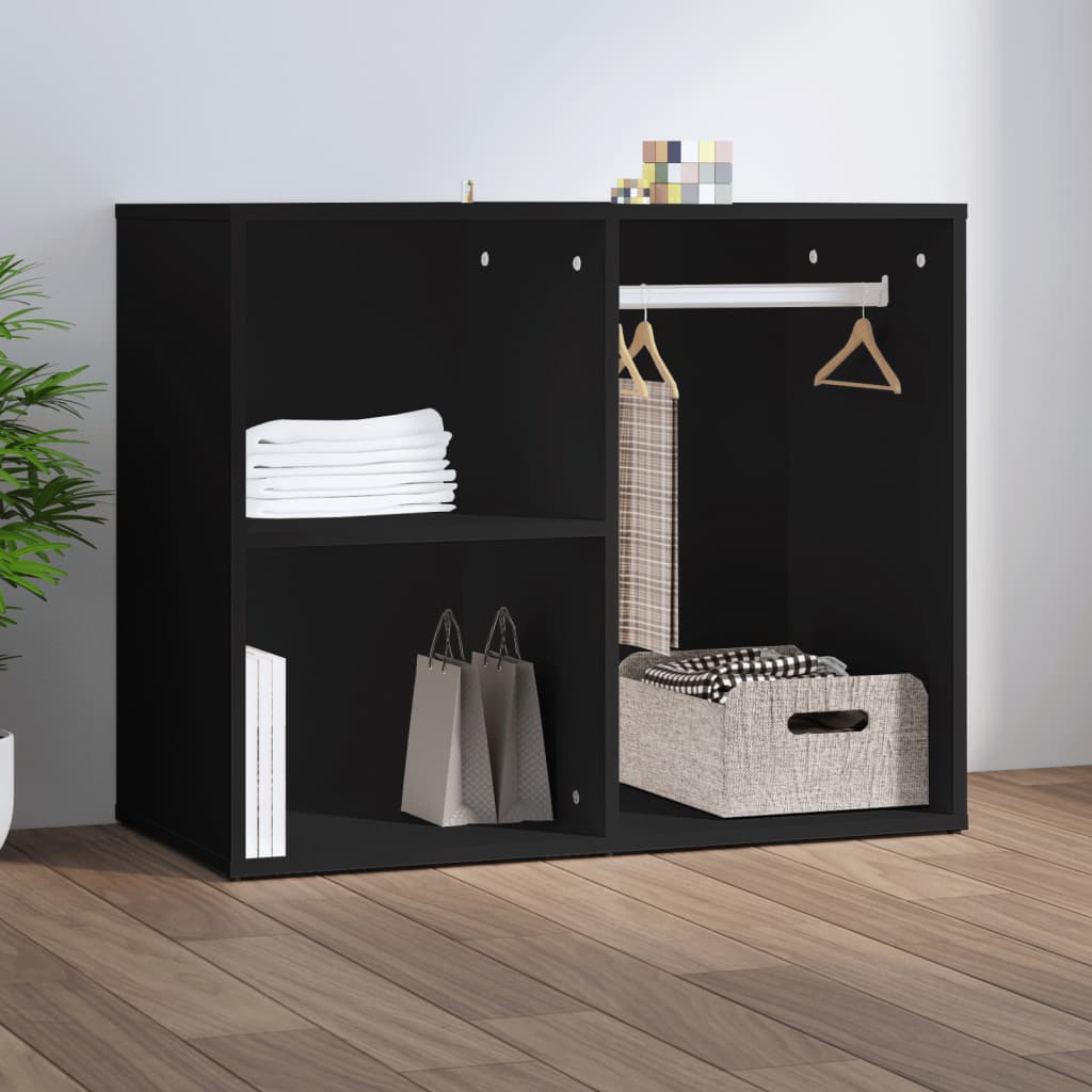Sminkeskap Svart 80X40X65 Cm Konstruert Tre