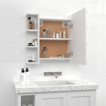 Speilskap Med Led Hvit 70X16,5X60 Cm