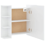 Speilskap Med Led Hvit 70X16,5X60 Cm