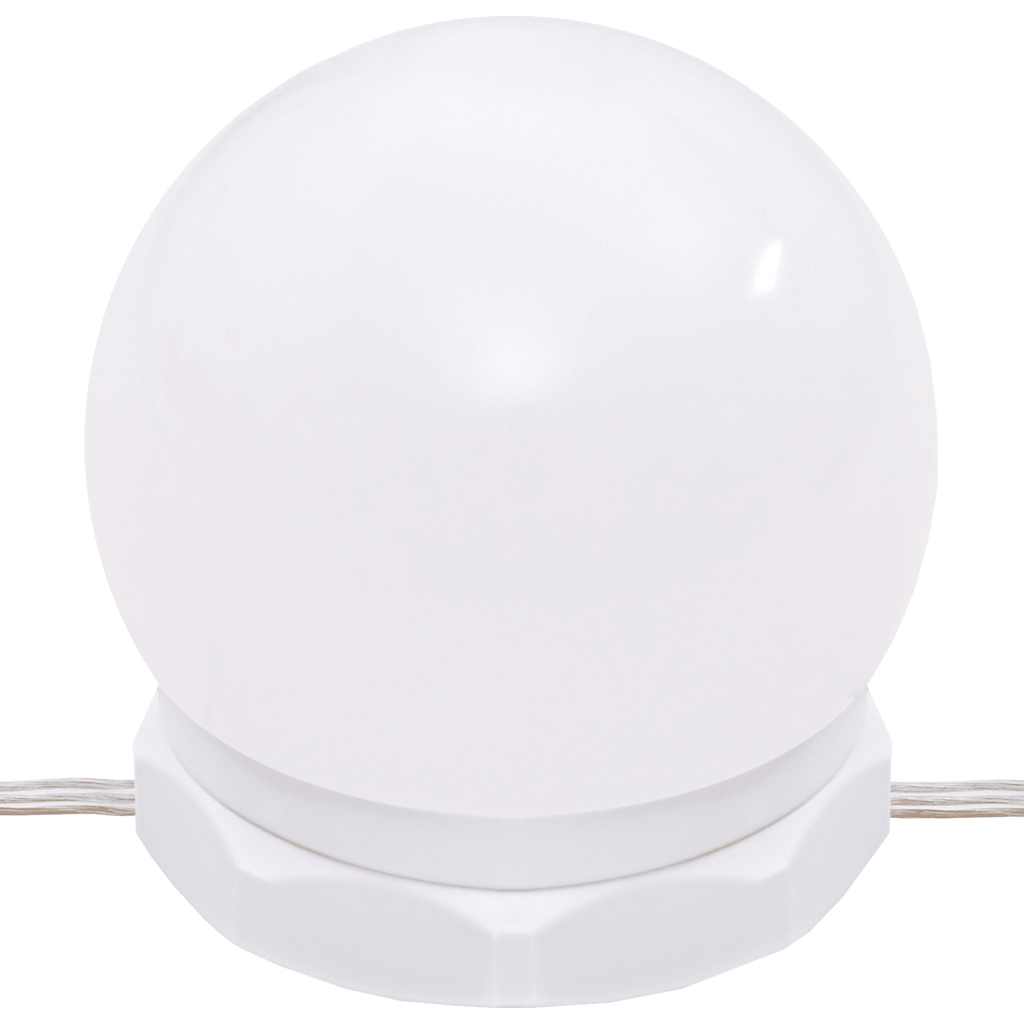 Speilskap Med Led Hvit 60X31,5X62 Cm
