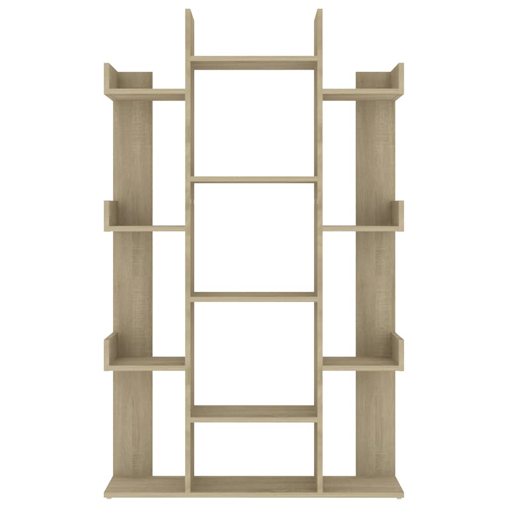 Bokhylle Sonoma Eik 86X25,5X140 Cm Konstruert Tre