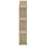 Bokhylle Sonoma Eik 86X25,5X140 Cm Konstruert Tre