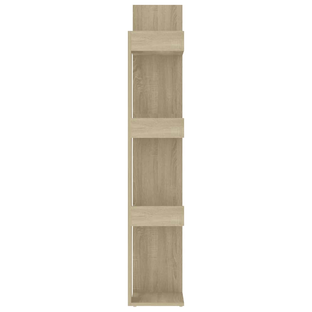 Bokhylle Sonoma Eik 86X25,5X140 Cm Konstruert Tre