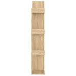 Bokhylle Sonoma Eik 48X25,5X140 Cm Konstruert Tre