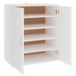 Skoskap Hvit 60X35X70 Cm Konstruert Tre