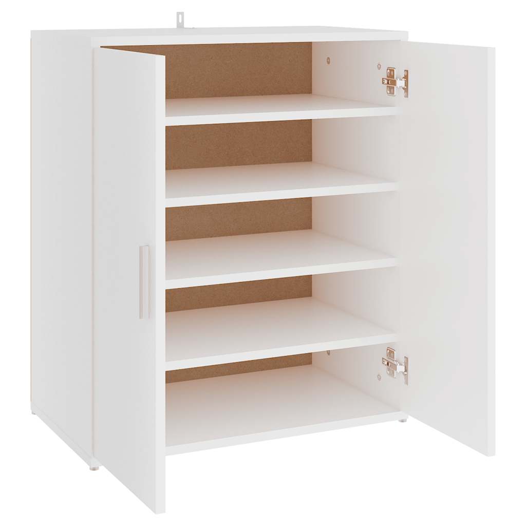 Skoskap Hvit 60X35X70 Cm Konstruert Tre