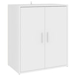 Skoskap Hvit 60X35X70 Cm Konstruert Tre
