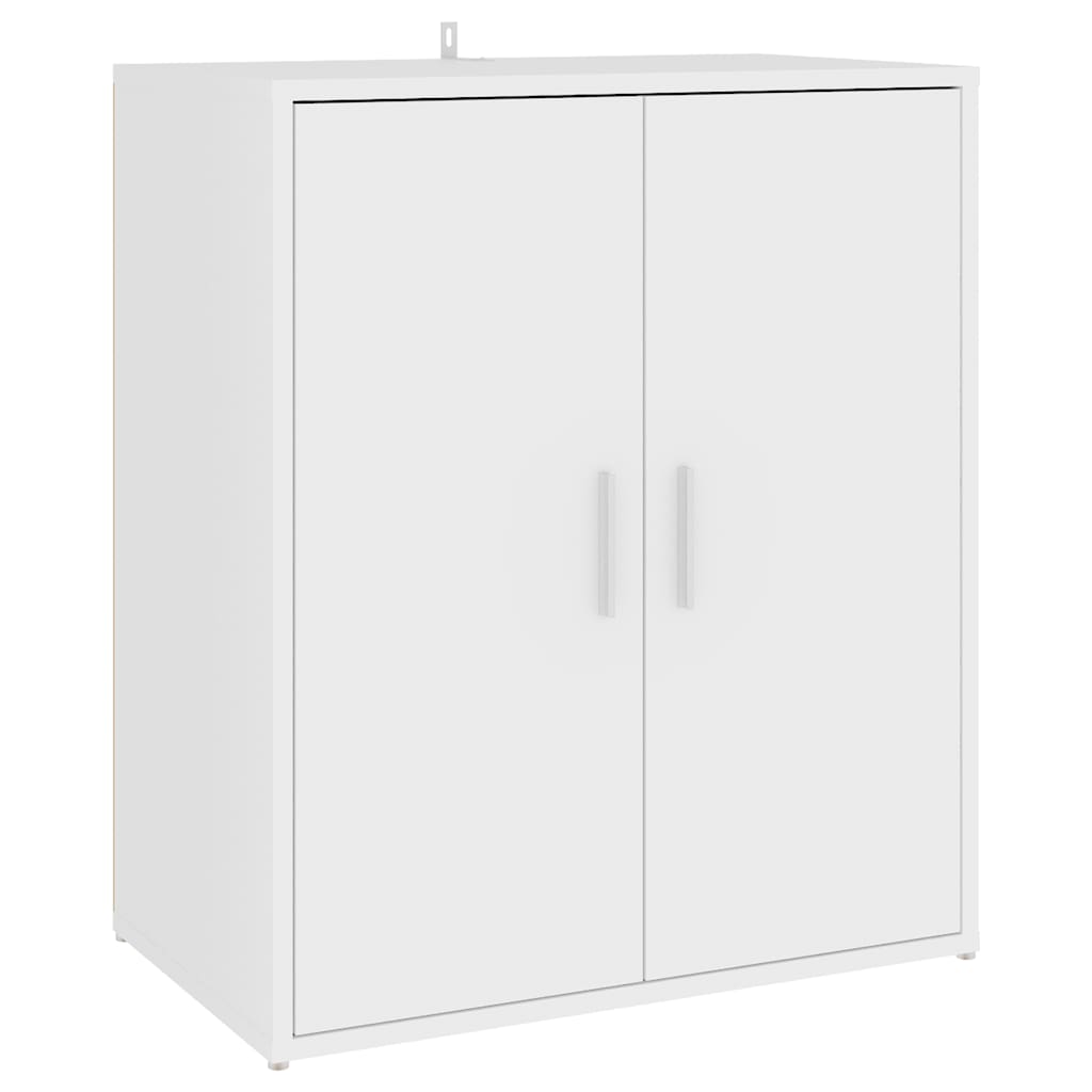 Skoskap Hvit 60X35X70 Cm Konstruert Tre