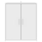 Skoskap Hvit 60X35X70 Cm Konstruert Tre