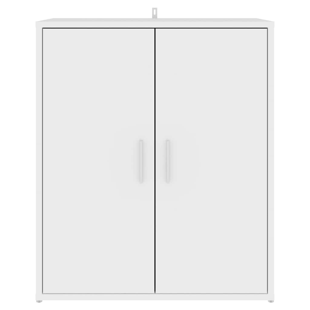 Skoskap Hvit 60X35X70 Cm Konstruert Tre