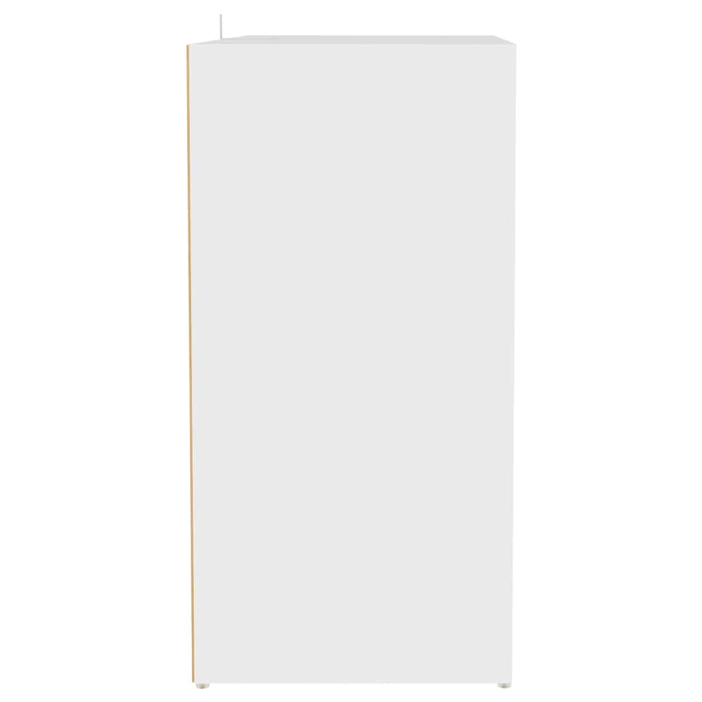 Skoskap Hvit 60X35X70 Cm Konstruert Tre