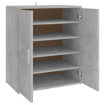 Skoskap Betonggrå 60X35X70 Cm Konstruert Tre