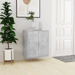 Skoskap Betonggrå 60X35X70 Cm Konstruert Tre