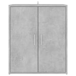 Skoskap Betonggrå 60X35X70 Cm Konstruert Tre