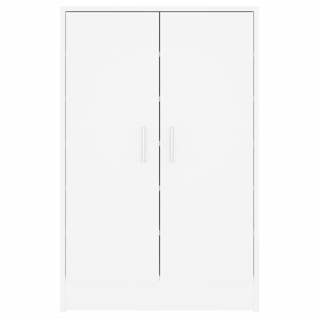 Skoskap Hvit 60X35X92 Cm Konstruert Tre