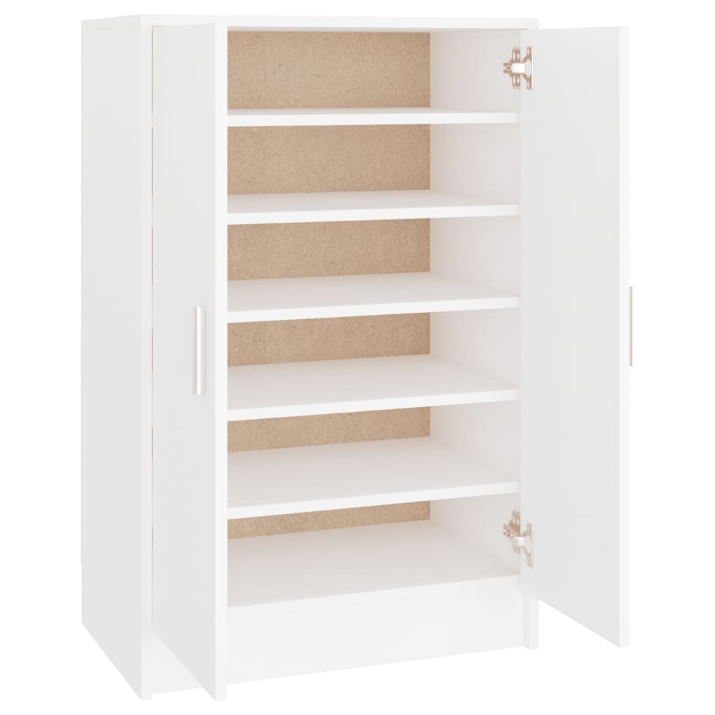 Skoskap Hvit 60X35X92 Cm Konstruert Tre